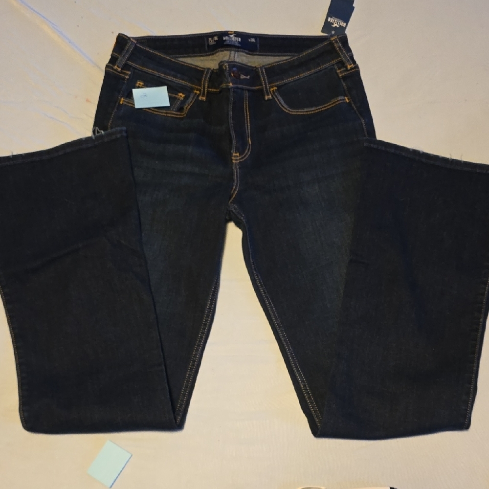 Hollister Black Boot Cut Jeans with Classic Design